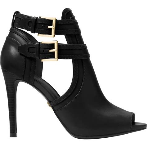 michael michael kors blaze patent leather open-toe bootie|michael michael kors blaze open toe bootie .